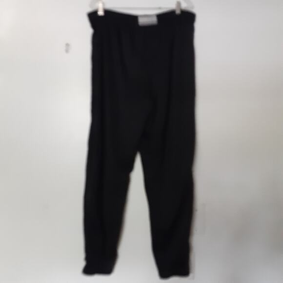 Nike Hoops Black Gray Baggy Y2k Vintage Trackpants Mens 34 Reversible - Picture 10 of 13